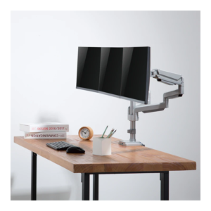 Nosilec za tri monitorje ErgoOffice ER-408G 17" do 32" - slika 8