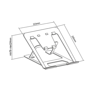 Stojalo za prenosnik ErgoOffice ER-416S - slika 7