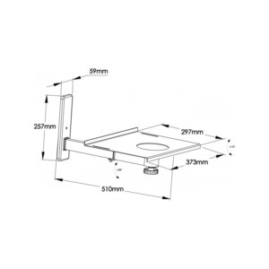 Nosilec za LCD TV MyWall H 20L srebrn - Image 2