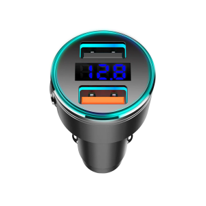 Polnilec za avto 2x USB Maclean MCE375 QC, LED - slika 2