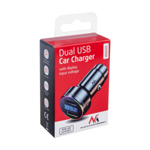 Polnilec za avto 2x USB Maclean MCE375 QC, LED - slika 6