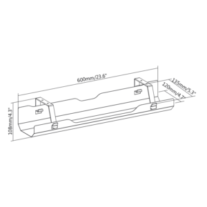 Organizator kablov ErgoOffice ER-431W - Image 7