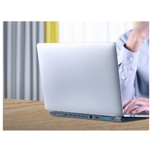 Adapter USB-C 9-v-1 USB, HDMI, LAN, VGA, PD, čitalec kartic + audio - Image 3