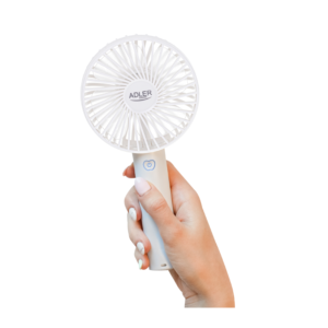 Prenosni ventilator USB 9cm Adler AD 7331 bel - Image 6