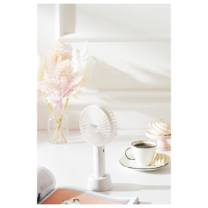 Prenosni ventilator USB 9cm Adler AD 7331 bel - Image 8