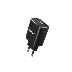 Polnilec za telefon BWOO CDA48 QC3.0 1x USB črn - slika 1