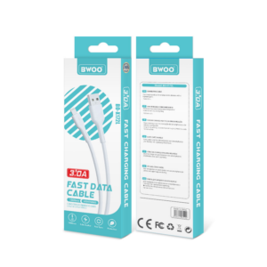 Kabel USB-A na USB-C BWOO X172C 1m 3A bel - slika 4