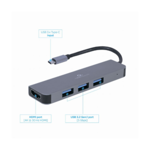 Adapter USB-C 2-v-1 3xUSB, HDMI - Image 2
