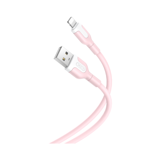 Kabel USB-A na Lightning 8-pin XO NB212 1m 2,1A roza - slika 1