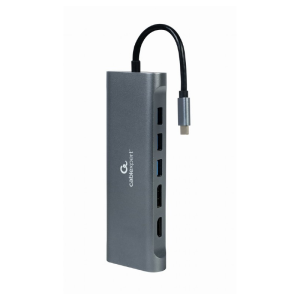 Adapter USB-C 8-v-1 USB, HDMI, DP, LAN, VGA, PD, čitalec kartic + audio - Image 3