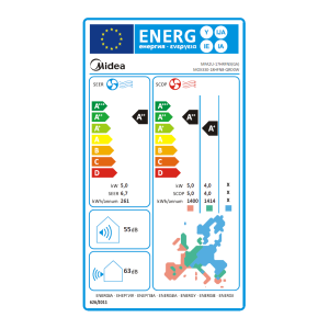 Klimatska naprava Midea Breezeless talna 5.0 kW - Image 4