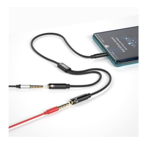 2v1 avdio adapter XO NB-R197 3,5 mm jack M- 2x 3,5 mm jack Ž 0.23m - Image 4