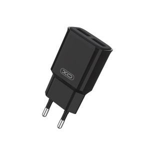 Polnilec za telefon XO L92C 2xUSB 2,4A črn - Image 1