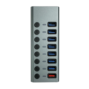 USB 3.0 HUB Maxtrack CH 11 8-port - slika 2