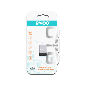 Adapter USB na USB-C BWOO BZ-35 siv - Image 3