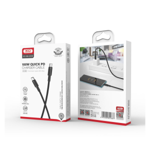 Kabel USB-C na USB-C XO NB-Q199 PD 1,5m 100W črn - slika 3