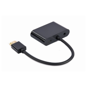 Adapter HDMI na HDMI in VGA + audio - slika 2