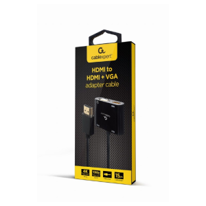 Adapter HDMI na HDMI in VGA + audio - slika 5