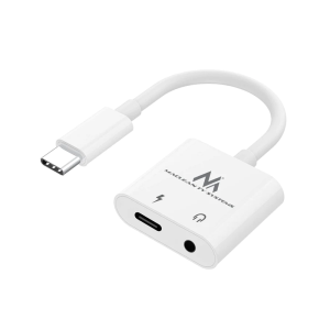 Adapter USB-C na USB-C PD + 3,5mm audio Maclean MCTV-848 - slika 1
