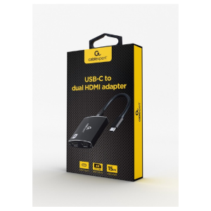 Adapter USB-C na 2x HDMI 0,15m - Image 2