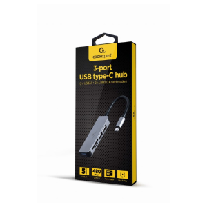 USB-C razdelilnik 3-vrata + čitalec SD kartic - Image 2