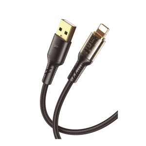 Kabel XO USB-A na 8-pin Lightning NB229 2.4A 1m črn - slika 1