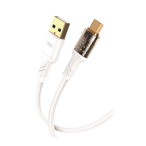 Kabel XO USB-A na microUSB NB229 2.4A 1m bel - slika 1