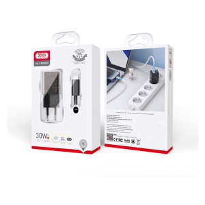 Polnilec za telefon XO CE05 30W QC, PD + kabel 8-pin Lightning - slika 2