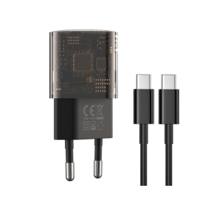 Polnilec za telefon XO CE05 30W QC, PD + USB-C kabel - slika 1