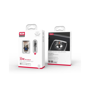 Polnilec za avto XO CC50 QC, PD + USB-C kabel - Image 2