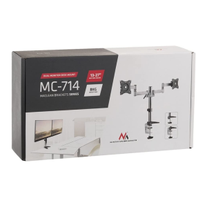 Nosilec za dva monitorja Maclean MC-714 13'' - 27'' - slika 8