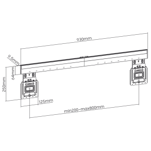 Nosilec za LCD TV MyWall HE 7-2L - slika 5