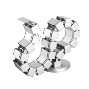 Organizator kablov MyWall HZ 42SL srebrn - slika 2