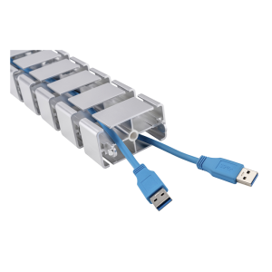 Organizator kablov MyWall HZ 43SL srebrn - slika 5