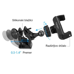 Nosilec za telefon Spigen A250 za kolo - slika 4