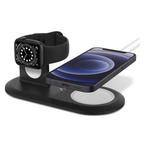 Polnilno stojalo Spigen Magfit Duo črno - slika 2