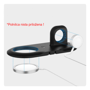 Polnilno stojalo Spigen Magfit Duo črno - slika 5