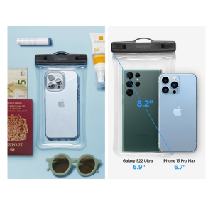 Univerzalna vodoodporna torbica za telefon Spigen A610 prozoren - slika 5