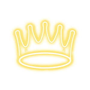 Neon LED luč - krona - slika 1