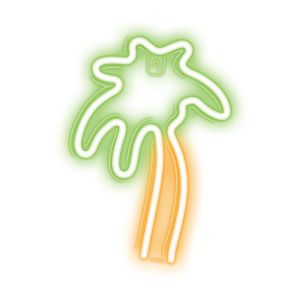 Neon LED luč - palma - slika 1