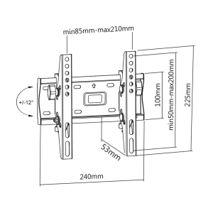 Nosilec za LCD TV Maclean MC-667 13''- 42'' - slika 4
