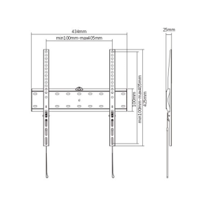 Nosilec za LCD TV WM-55F-02 32"-55" - slika 2