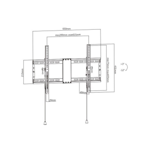 Nosilec za LCD TV WM-80T-01 37"-80" - slika 2