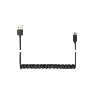 Spiralni kabel USB-A na USB-C 1,8m - slika 1