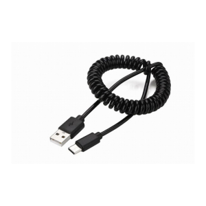 Spiralni kabel USB-A na USB-C 1,8m - slika 2