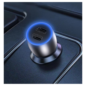 Polnilec za avto XO CC51 PD 40W 2xUSB-C + kabel 8-pin Lightning - slika 2