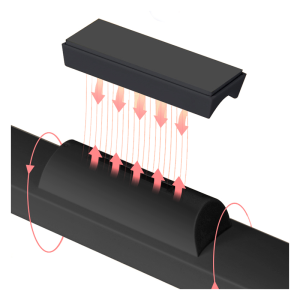 Magnetna baterijska LED svetilka z daljincem XO YH08B - slika 2