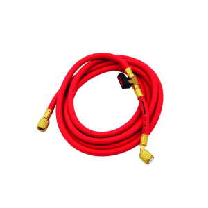 Cev za polnjenje 45° 1/4" na 1/4" rdeča