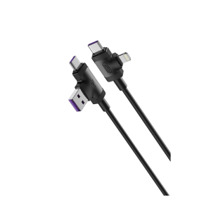 Kabel XO NB237 4v1 USB + USB-C - Lightning + USB-C 1m