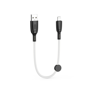 Kabel XO NB247 USB - Lightning 0,25m 6A bel - slika 1